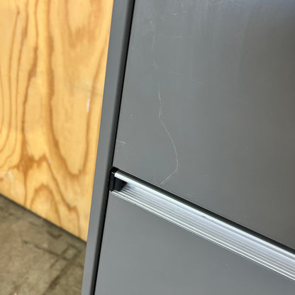 Steel Grey 4-Drawer Filing Cabinet