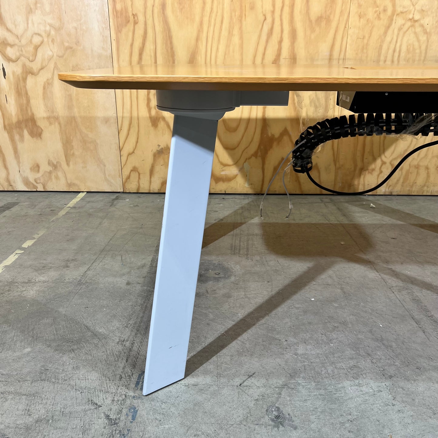 Executive Boardroom Meeting Table with Integrated Power Port