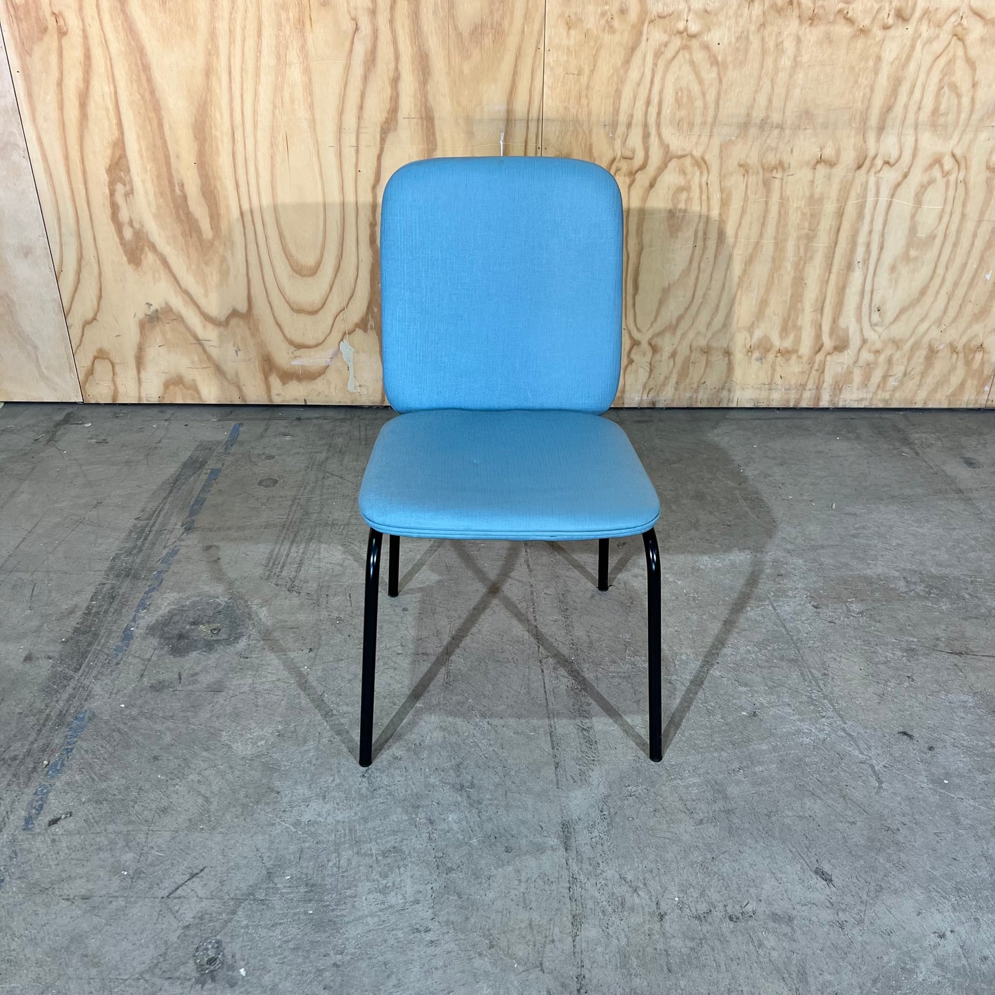 Blue Vinyl Wrap Chairs