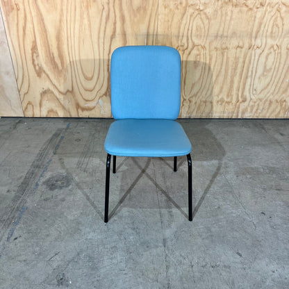 Blue Vinyl Wrap Chairs