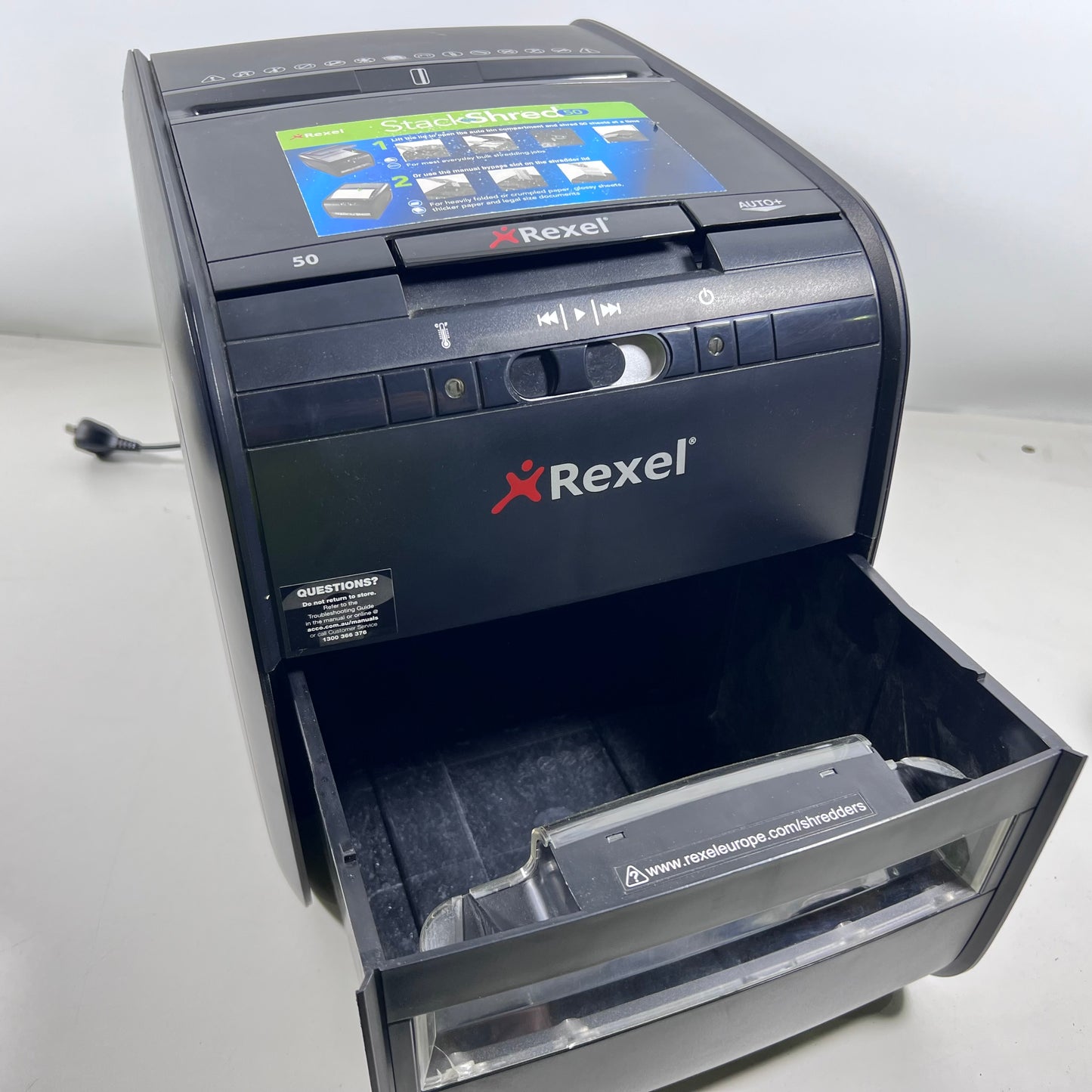 Rexel Optimum Auto Feed+ 50X shredder