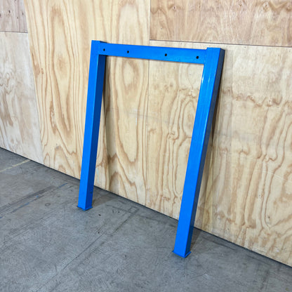 Set of Blue Metal Playground Posts