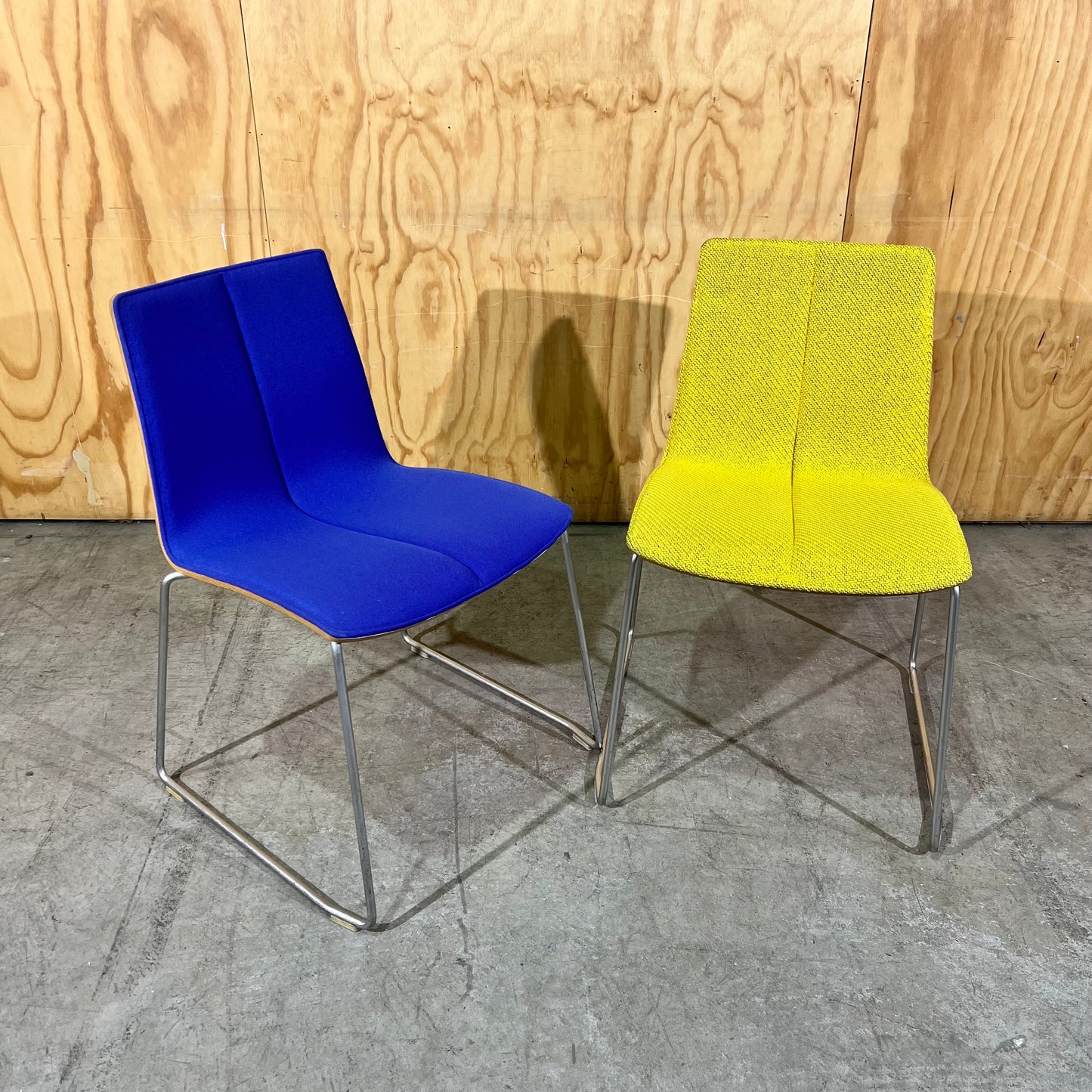 Schamburg Alvisse Miles Side Chair in Blue