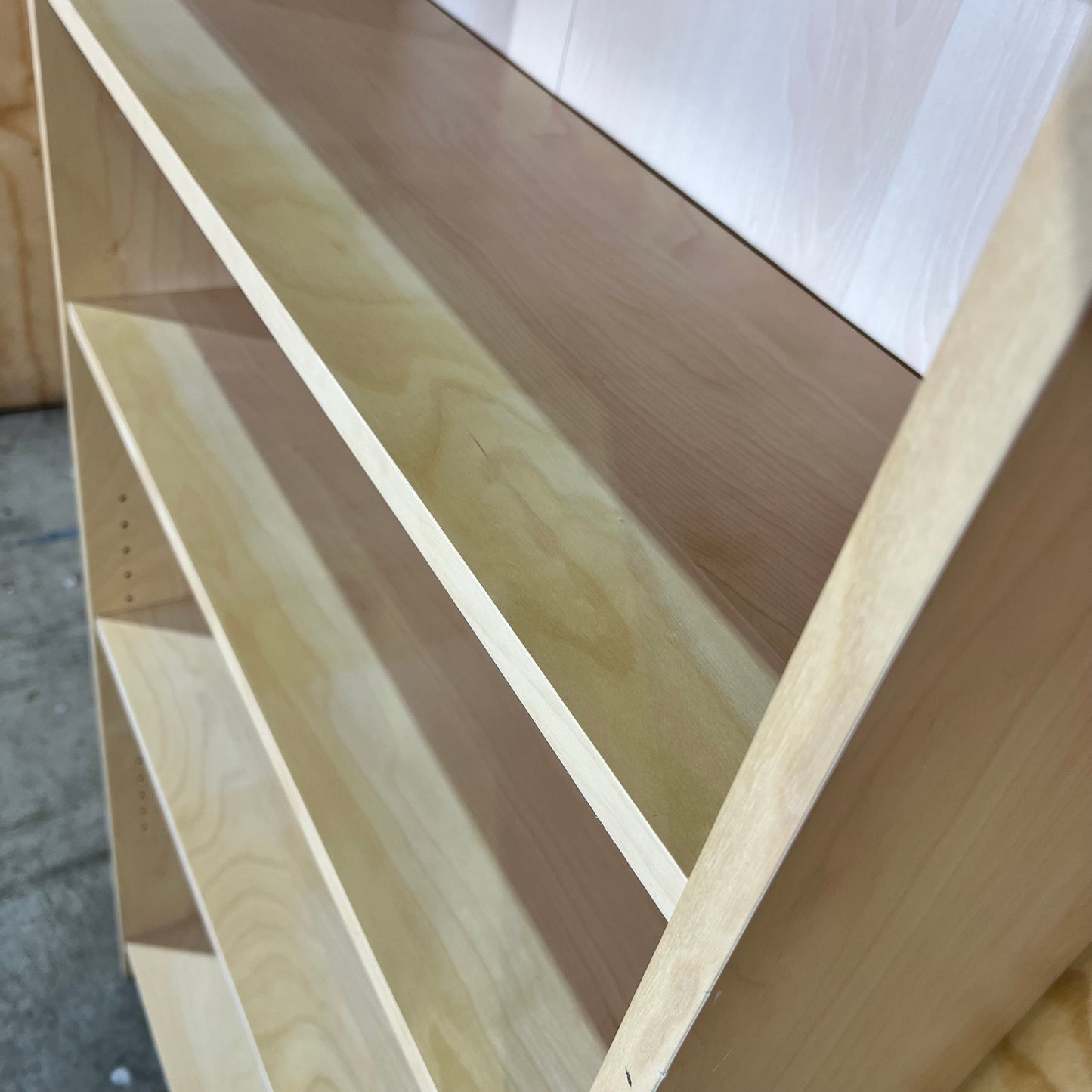Light Ash 6 Shelf Bookshelf