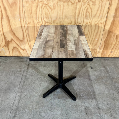 Reclaimed Wood Look Bistro Table