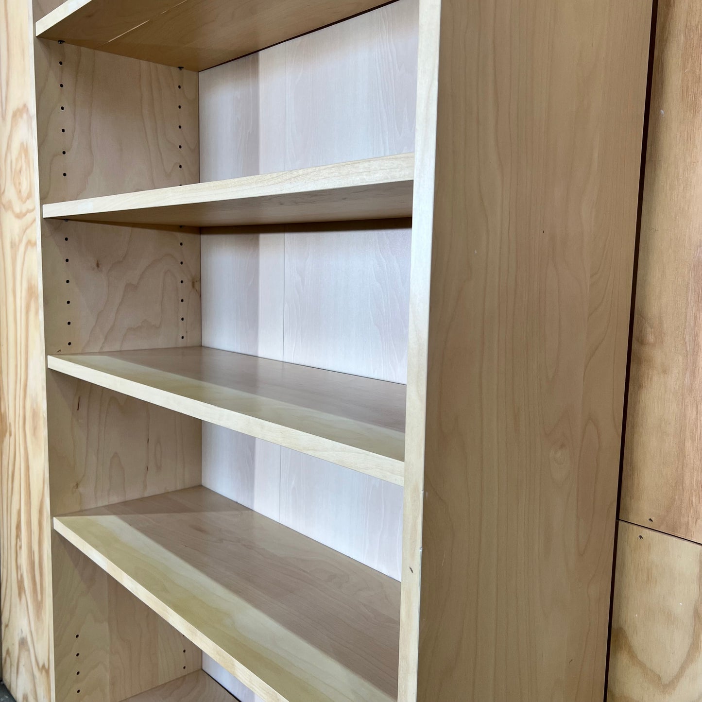 Light Ash 6 Shelf Bookshelf