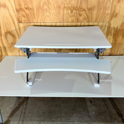 White Desk Riser