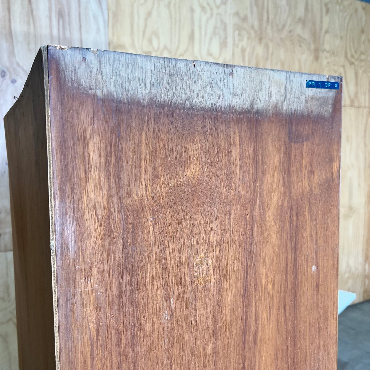 Wide Timber Bookshelf
