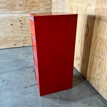 EliteBuilt Red Four Drawer Filing Cabinet