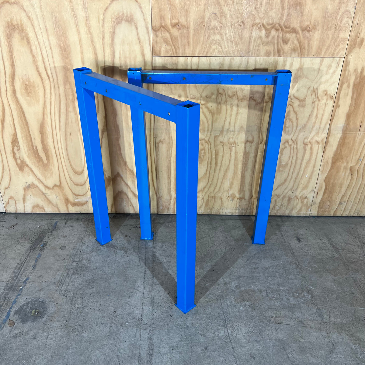 Set of Blue Metal Playground Posts