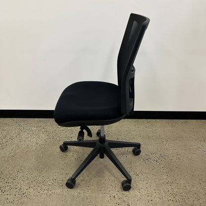 Chair Solutions Team Air: Executive Black Mesh-back Office Chair