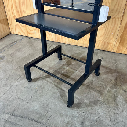 Professional Double-Sided Mobile Salon Station