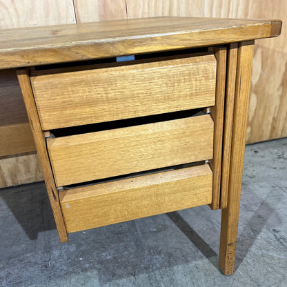 Mid Century Desk with three drawers