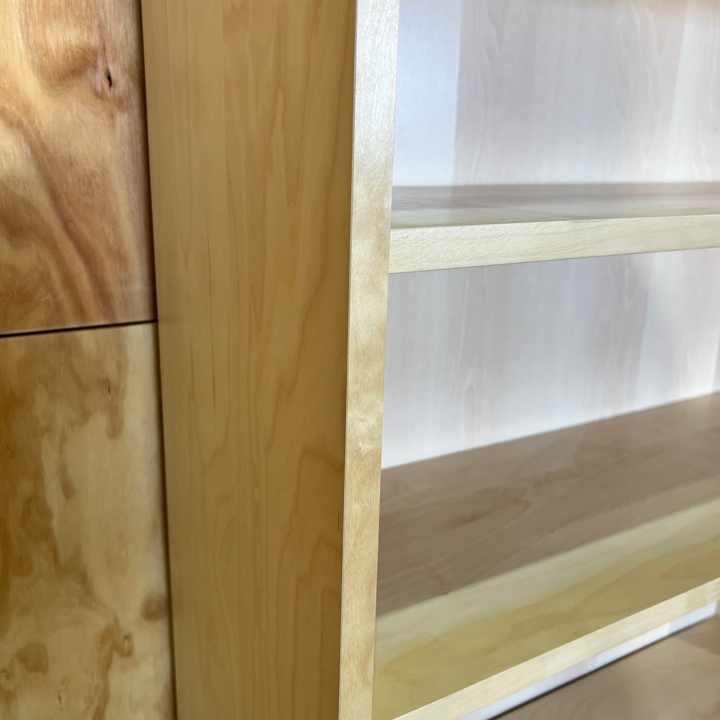 Light Ash 6 Shelf Bookshelf