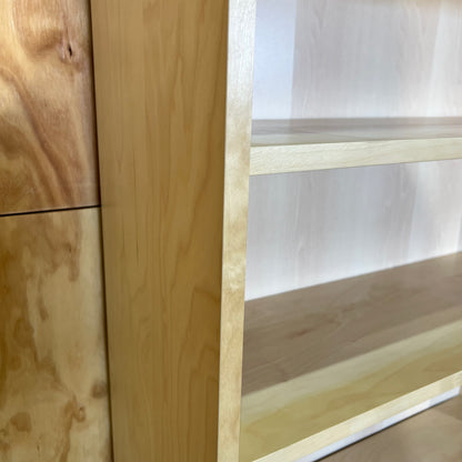 Light Ash 6 Shelf Bookshelf