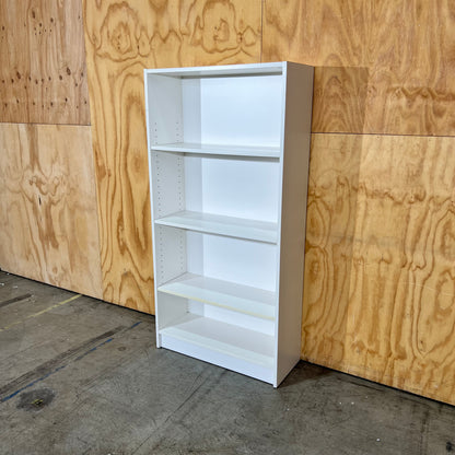 Small White Laminate Bookshelf