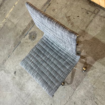Grey Upholstery and Chrome Task Chair