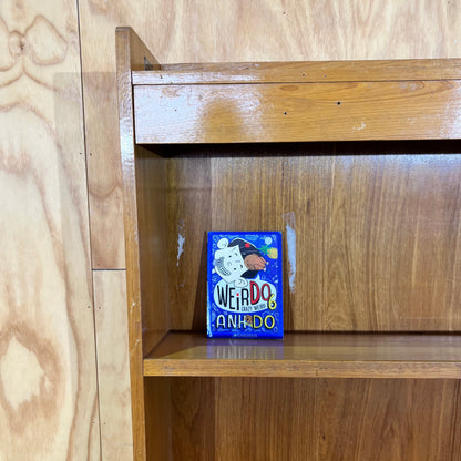 Vintage Mid-Century Timber Library Book Shelf
