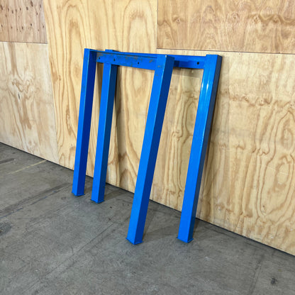 Set of Blue Metal Playground Posts