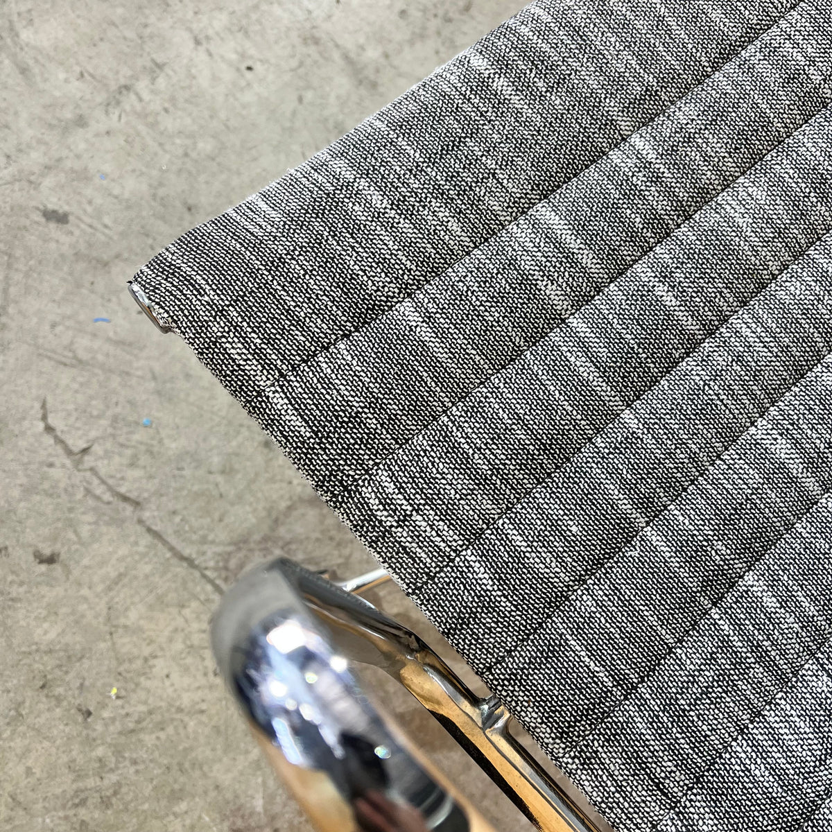 Grey Upholstery and Chrome Task Chair