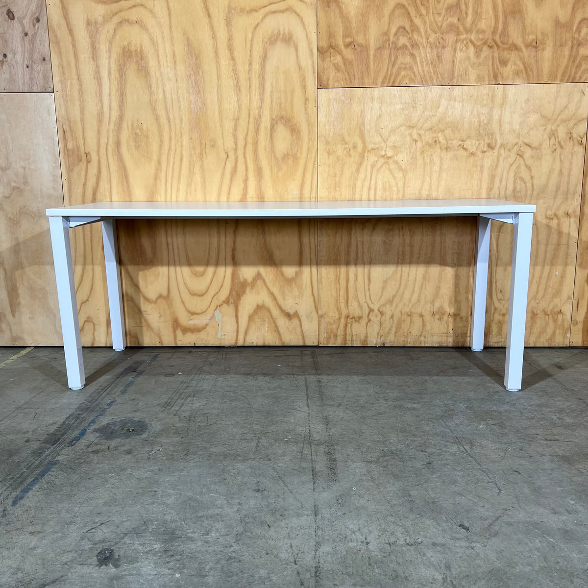 Long Thin White Desk/Table