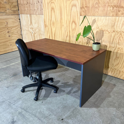 Timber and Slate Laminate Desk - Small
