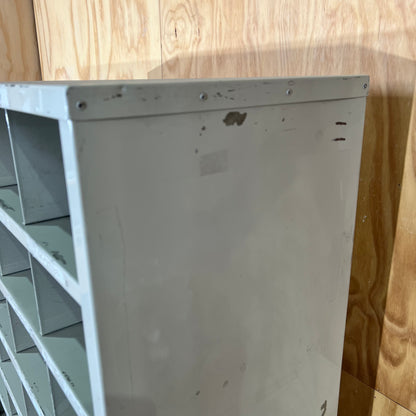 Industrial Steel Pigeon Hole Unit - Putty Grey