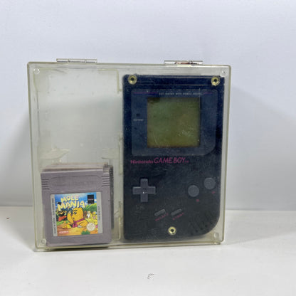 Original Nintendo Game Boy (DMG-01) Deep Black - Bundle With 4 Games & Case