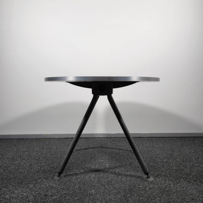 BULK BUY: Pyramid Round Table White with Grey Swivel Legs