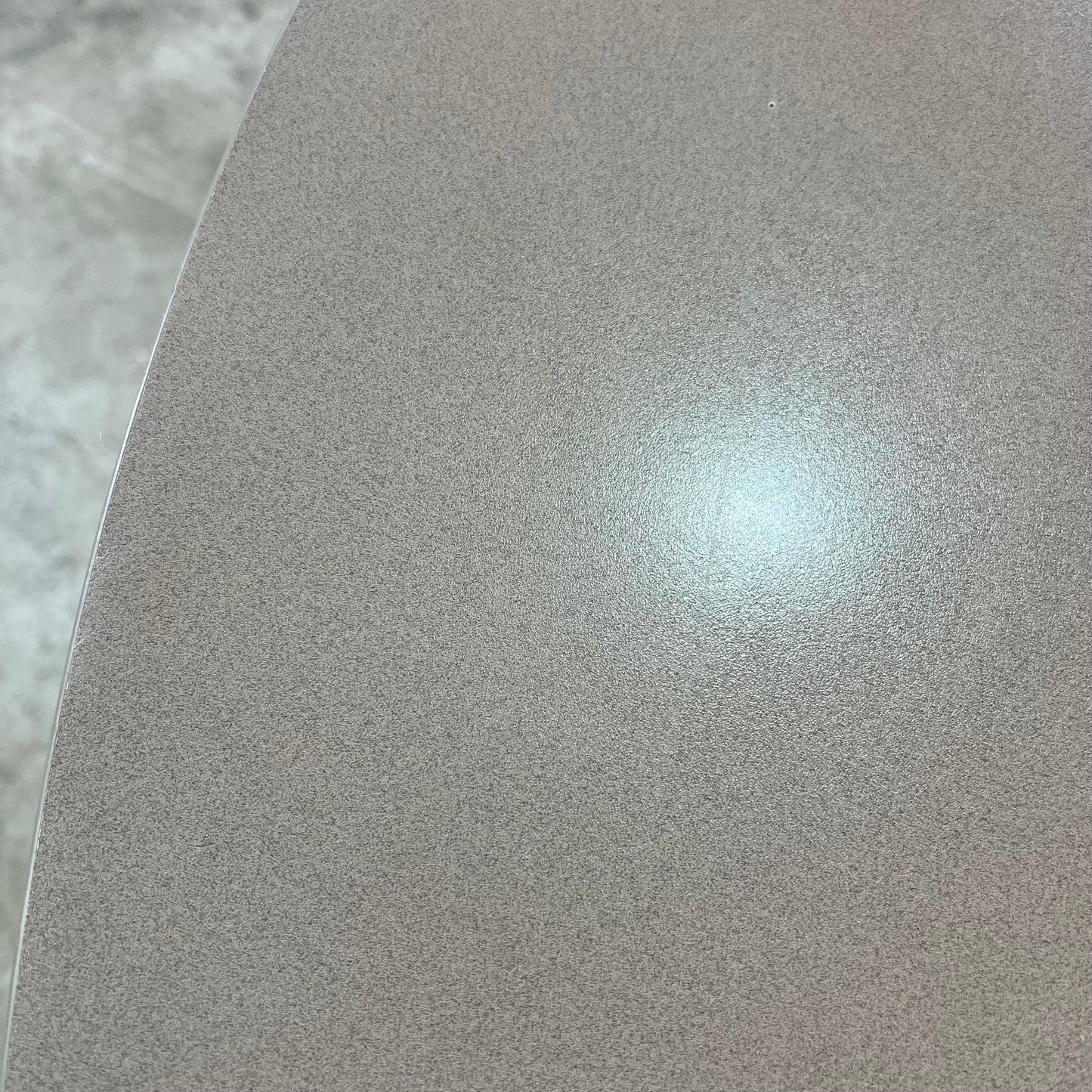 Rapidline Taupe Round Table with Estilo Base