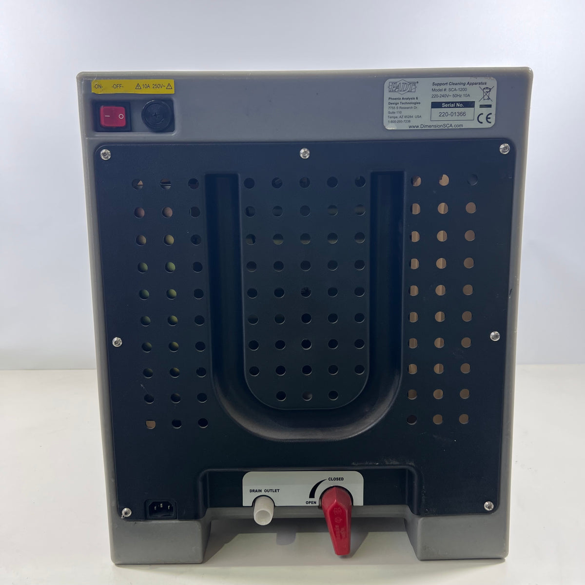 3D Printer support cleaning apparatus PADT SCA 1200