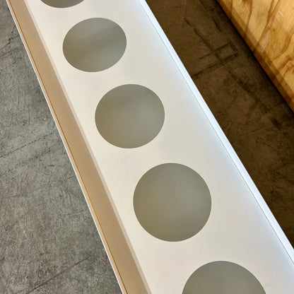 Deluxe White Metal Planter Box