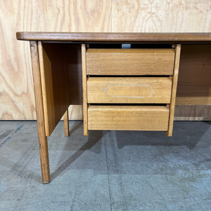 Mid-Century Teak Executive Desk