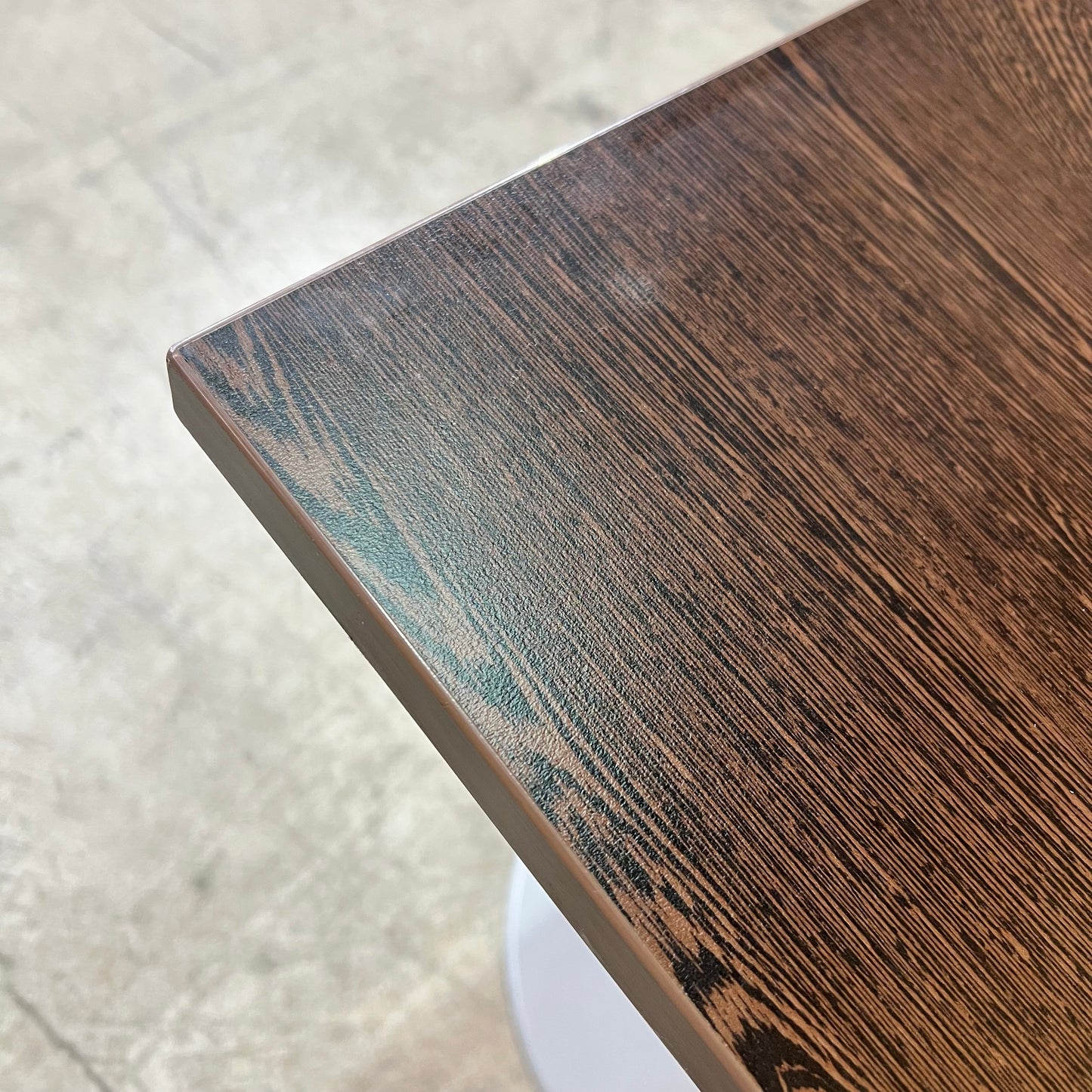 Dark Timber Laminate Square Cafe Table