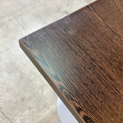Dark Timber Laminate Square Cafe Table