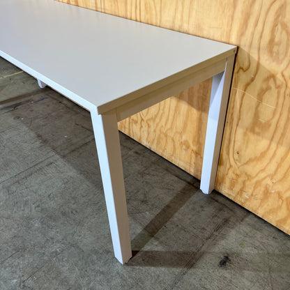 Long Thin White Desk/Table