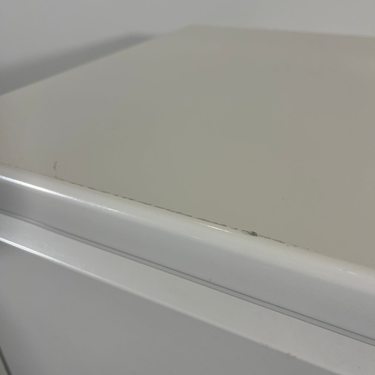 Wide Filing Cabinet 3 Drawers in White