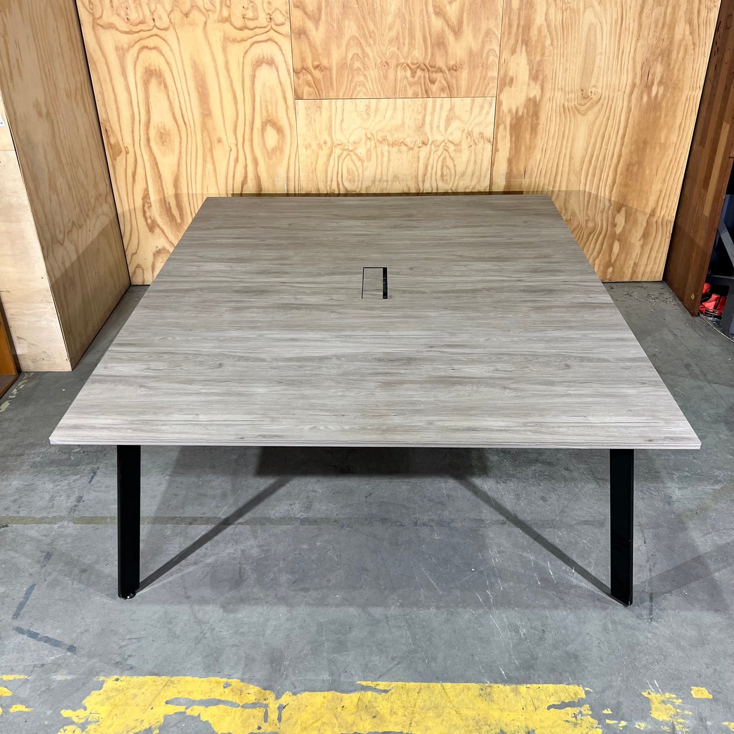 Commercial Boardroom Table with Cable Box - 10 Seater