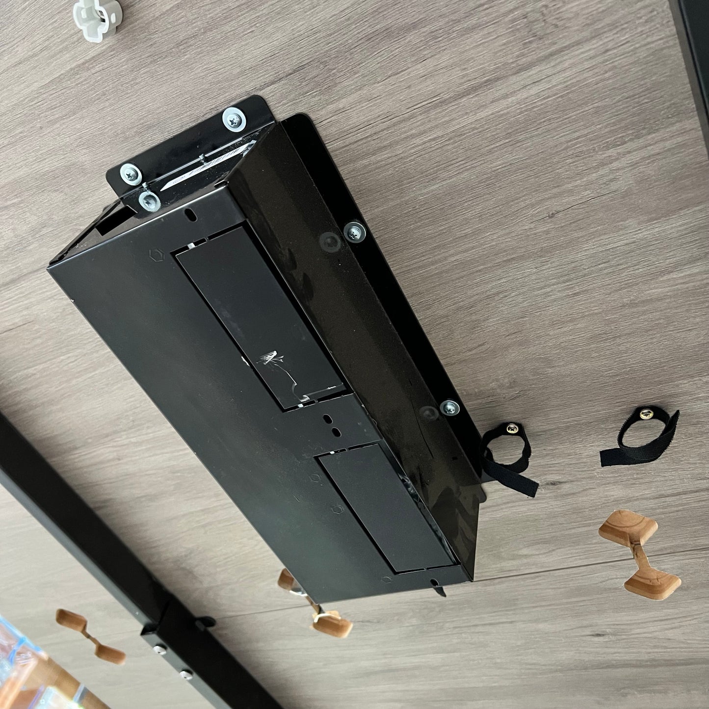 Commercial Boardroom Table with Cable Boxes - 14 Seater