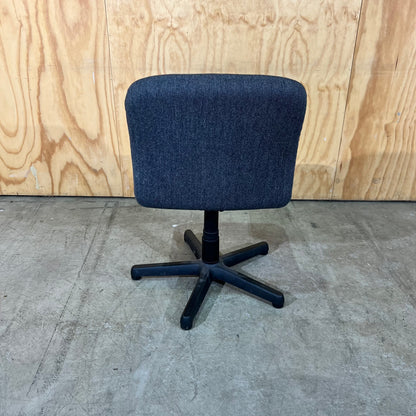 Commerical Grey Upholstered Task Chair without Arms