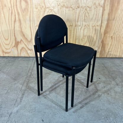 Black Fabric Visitor Chair