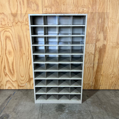 Industrial Steel Pigeon Hole Unit - Putty Grey