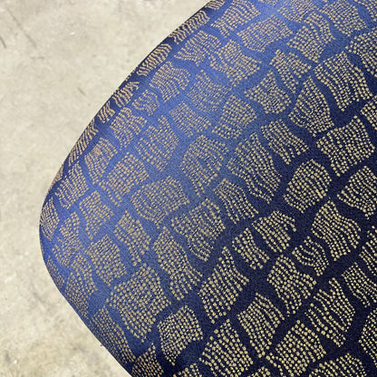 Blue Patterned Task Chair