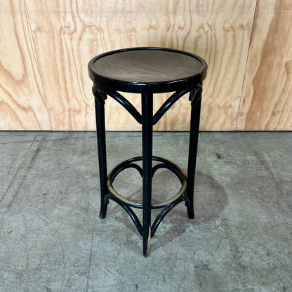 Black Timber Bentwood Bar Stool