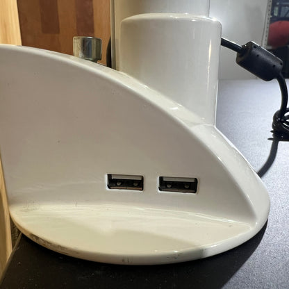 Halefe White Monitor Arm with USB Ports