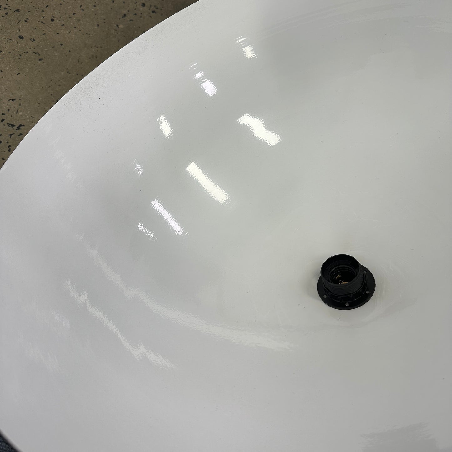 Dome Metal Pendant Light in Black Matte Finish