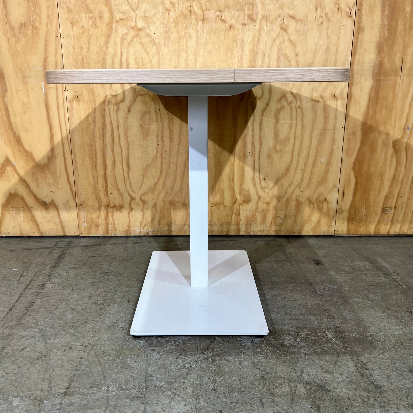 Small Millenia Auton Table on White Metal Base