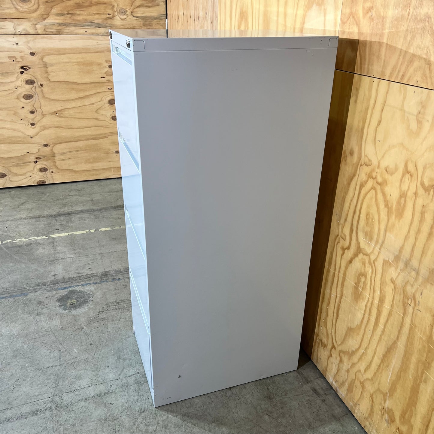 Mercury Light Grey Metal Filing Cabinet