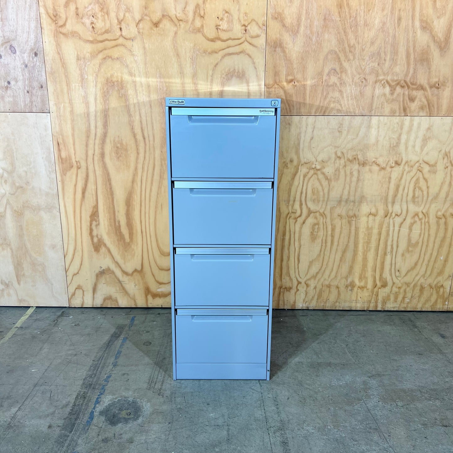 Light Grey Metal Filing Cabinet