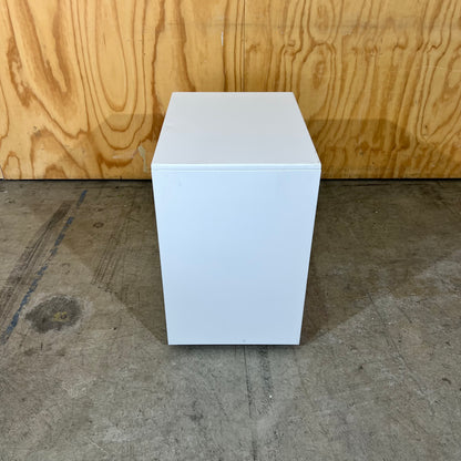 3-Drawer Pedestal in White